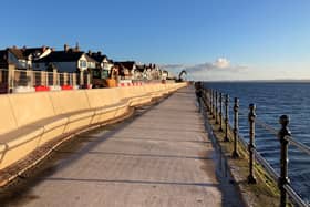 West Kirby Sea Wall under construction at Victoria Gardens. Image: Wirral Council