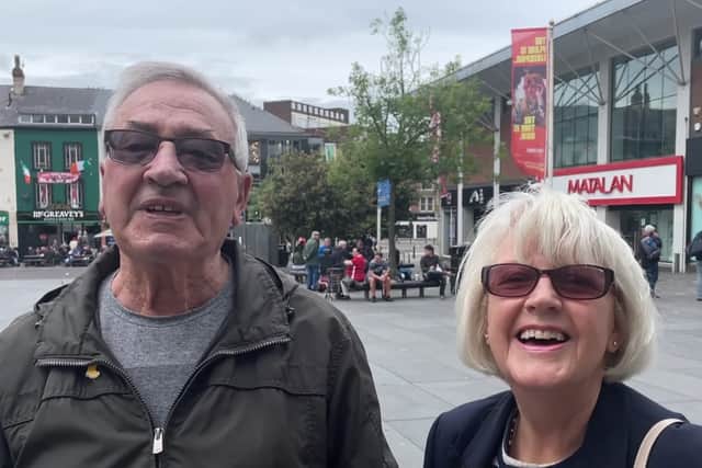 Frank and Amanda, who had their say on what slang is special to Liverpool
