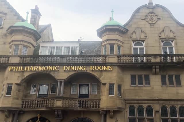 The Philharmonic Dining Rooms were built between 1898 and 1900