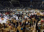 Azerbaijanis collect humanitarian aid to help those affected by Monday's massive 7.8-magnitude earthquake that struck Turkey and Syria