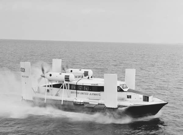 On 20 July 1962, the world’s first passenger hovercraft travelled from Rhyl to Wirral.  The Vickers VA3 hovercraft ended up not being a success, but it’s still pretty cool!