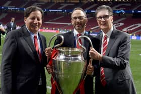 From left: FSG trio Tom Werner, Mike Gordon and John Henry. Picture: John Powell/Liverpool FC via Getty Images