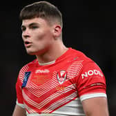 Jack Welsby helped mastermind St Helens’ 30-18 success over St George Illawarra Dragons. Image: Gareth Copley/Getty Images
