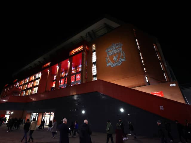 Liverpool’s Anfield stadium. Picture: Naomi Baker/Getty Images
