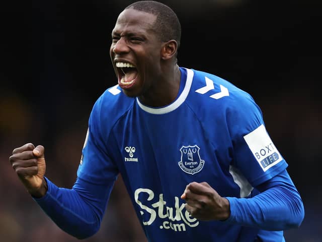 Everton’s Abdoulaye Doucoure. Image: Clive Brunskill/Getty Images