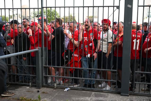 An independent review found UEFA guilty of causing the problems outside the Stade de France (Image: Getty Images)