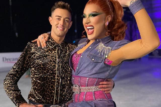 The Vivienne has revealed that the Dancing on Ice costume department ‘dread’ her on the show (@thevivienne_ - Instagram)