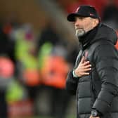 urgen Klopp manager of Liverpool  after the Premier League match between Liverpool FC and Wolverhampton Wanderers at Anfield on March 01, 2023 in Liverpool, England. (Photo by Andrew Powell/Liverpool FC via Getty Images)