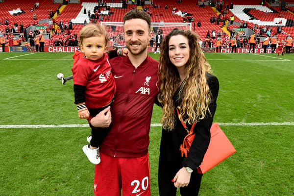 Diogo Jota and Rute Cardoso are childhood sweetheart and had their youngster in February 2020.