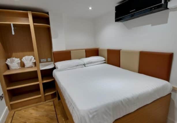 An ‘Economy Double Pod Room without Window’ at Printworks. Image: Booking.com
