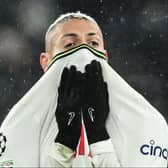 Richarlison dejected after Tottenham’s loss to AC Milan. Picture: JUSTIN TALLIS/AFP via Getty Images