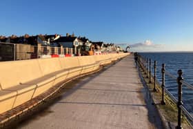 West Kirby sea wall. Image: Wirral Council