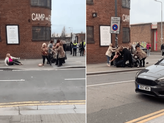 Mother’s Day brawl in Liverpool.