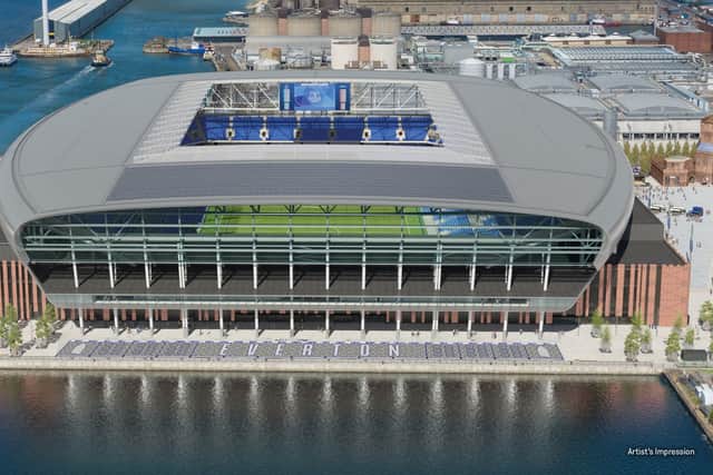 An artist’s impression of how the ‘Everton Way’ will look. Picture: Everton FC