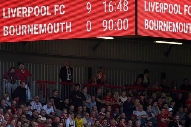 A record-breaking scoreline at Anfield. 