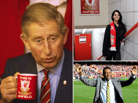 Famous people at Anfield