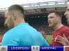 Andy Robertson ‘elbowed in throat’ by linesman during Liverpool vs Arsenal