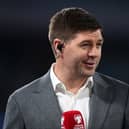 Steven Gerrard on pundit duty during the EURO 2024 qualifiers