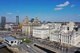 Ariel view of Liverpool, including the Cunard Building. (Photo: Getty Images)