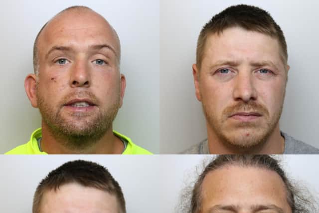 The angle grinder gang targeted 19 shops across England and Wales. Image: Cheshire Police / SWNS