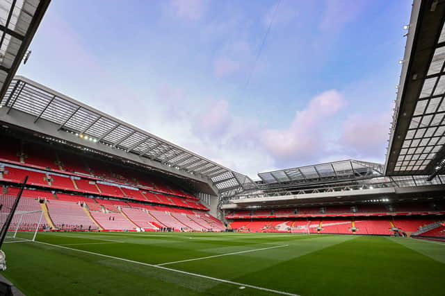 General view of Liverpool’s Anfield stadium