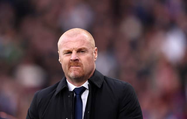 Everton manager Sean Dyche reacts during a match