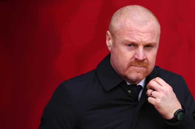 Everton manager Sean Dyche looks on during a match