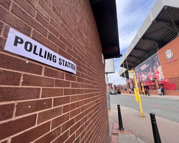 A polling station in Anfield, Liverpool. Image: @lpoolcouncil/twitter