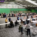 Counting gets underway in Wirral for the local election. Image: @bbcmerseyside/twitter