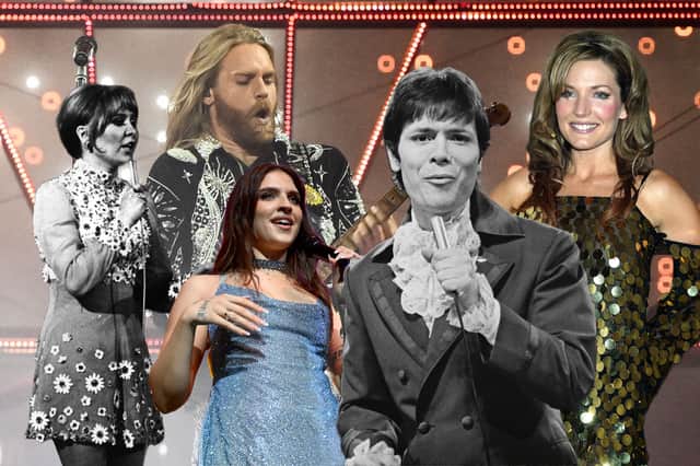 Eurovision candidates throughout history (Image: Kim Mogg)