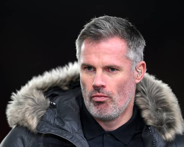 Jamie Carragher was passionate about the penalty decision (Image: Getty Images)