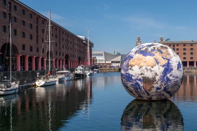 Floating Earth, Albert Dock. Image: Mark McNulty