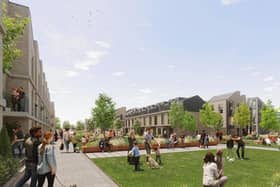 How Village Square could look. Image via https://borough-birkenhead.co.uk/masterplan-proposals/