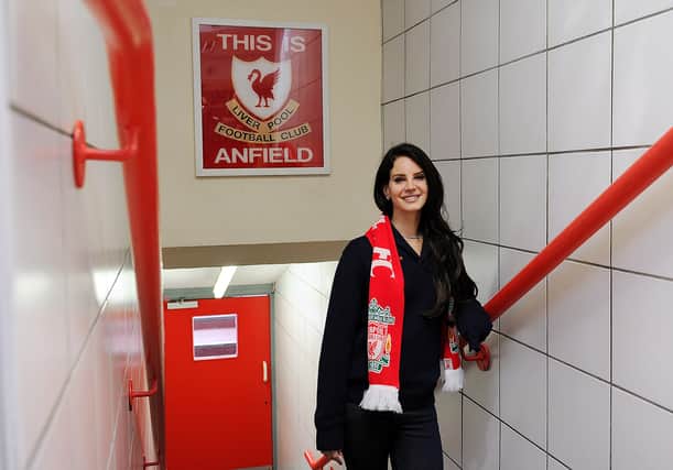 Lana Del Rey visited Anfield in 2013 