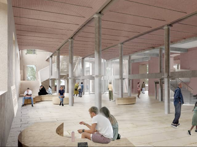 What the new public Art Hall could look like.