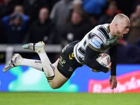 Adam Swift snatched a superb hat-trick for Hull FC versus Castleford. Image: George Wood/Getty Images