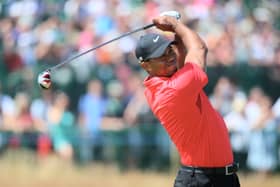 Tiger Woods in action at the 143rd Open Championship at Royal Liverpool. Image: Andrew Redington/Getty Images