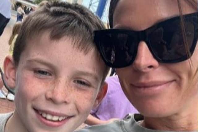 Coleen Rooney and 10-year-old son Klay. (Picture: Instagram/@coleen_rooney)
