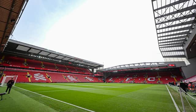 General view of Liverpool’s Anfield stadium. Picture: Liverpool FC via Getty Images