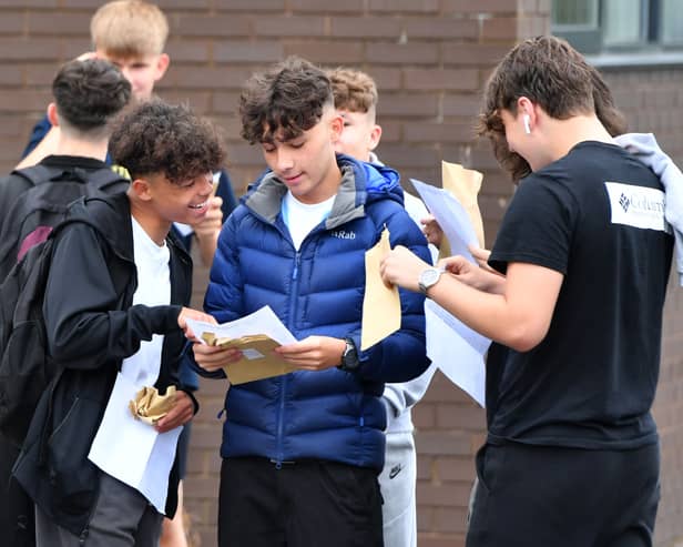 Pupils open their GCSE results. Image: Anthony Devlin/Getty Images