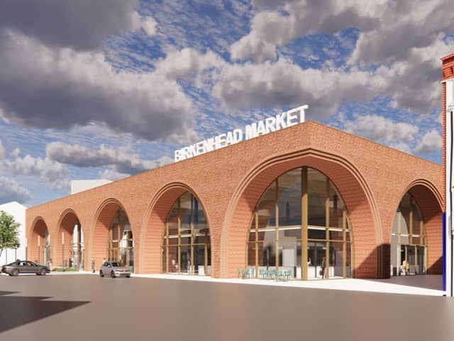 What the new Birkenhead Market will look like. Image: Wirral Growth Company