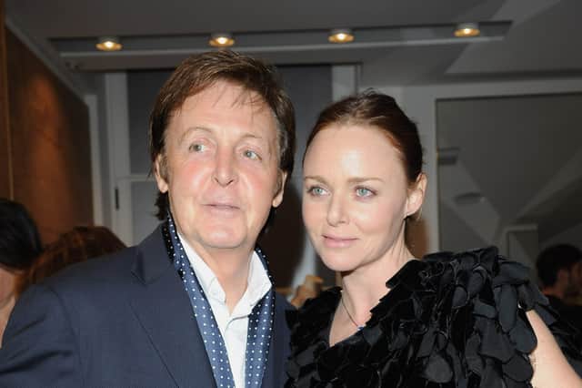 Paul McCartney and daughter Stella McCartney (Photo by Pascal Le Segretain/Getty Images)