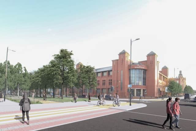 Changes to Conway Street and Europa Boulevard with new walking and cycle lanes are one of the projects being supported by government funding. Credit: Wirral Council
