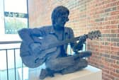 John Lennon sculpture by Daryl Smith on display at Yoko Ono Lennon Centre. 