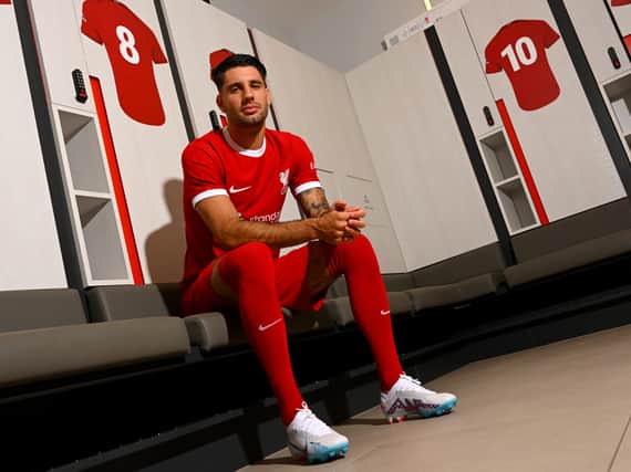 Dominik Szoboszlai. Picture: Andrew Powell/Liverpool FC via Getty Images