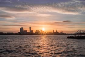 Watch the sun rise over Liverpool, with a clear view from Seacombe’s ferry terminal. Image: 




