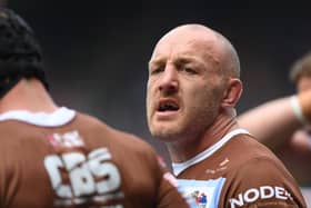 St Helens hooker James Roby failed a head assessment tests during the defeat to Catalans Dragons. Image: Stu Forster/Getty Images