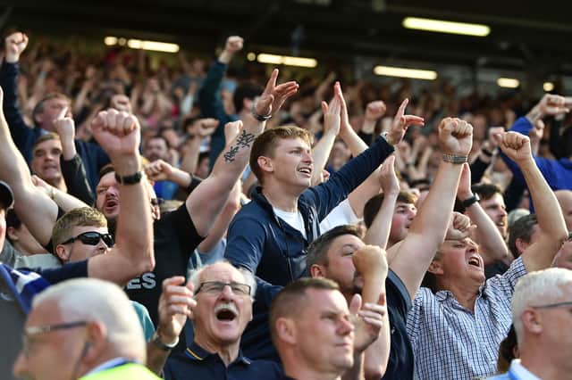 Everton fans inside Goodison Park. Picture: PETER POWELL/AFP via Getty Images