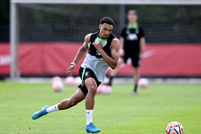 The right-back looking in great shape already during pre-season.