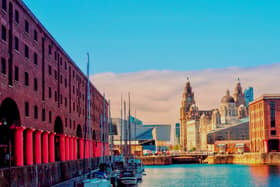 Beautiful image of the Royal Albert Dock, with the Royal Liver Building in the background. Photo by Pefkos via stock.adobe.com. 
